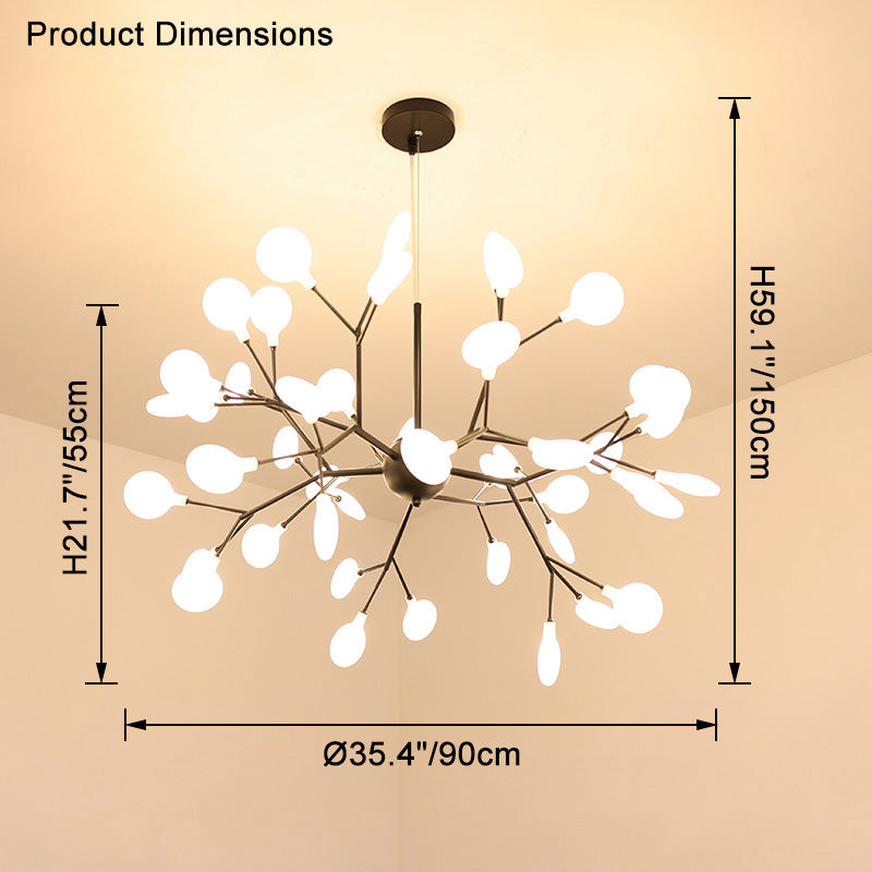 WOMO Lustre Branche Led Moderne-WM2113