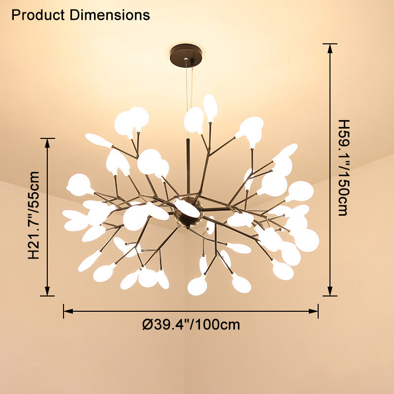 WOMO Lustre Branche Led Moderne-WM2113
