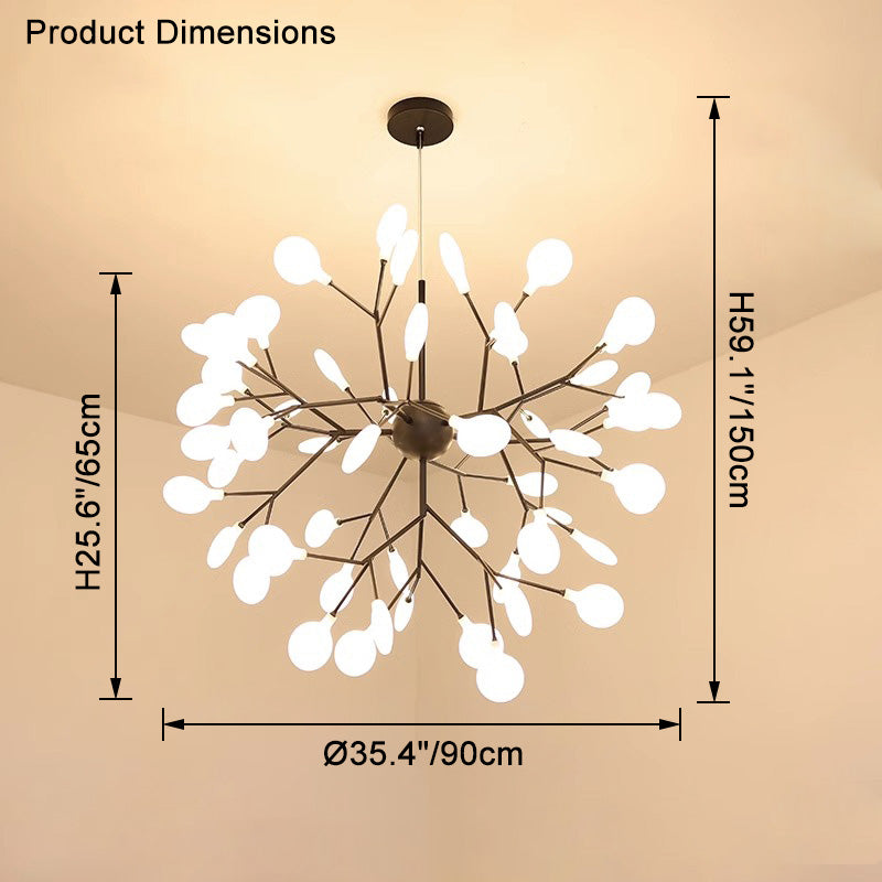 WOMO Lustre Branche Led Moderne-WM2113