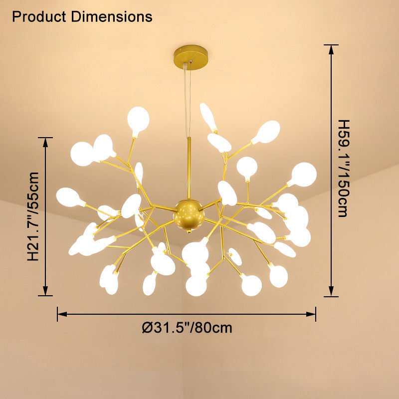 WOMO Lustre Branche Led Moderne-WM2113
