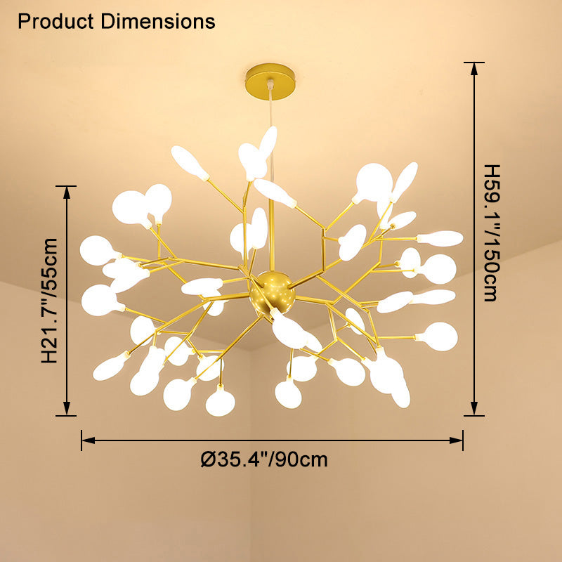 WOMO Lustre Branche Led Moderne-WM2113