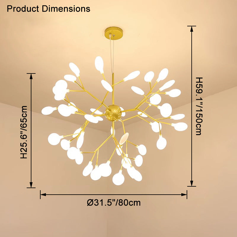 WOMO Lustre Branche Led Moderne-WM2113