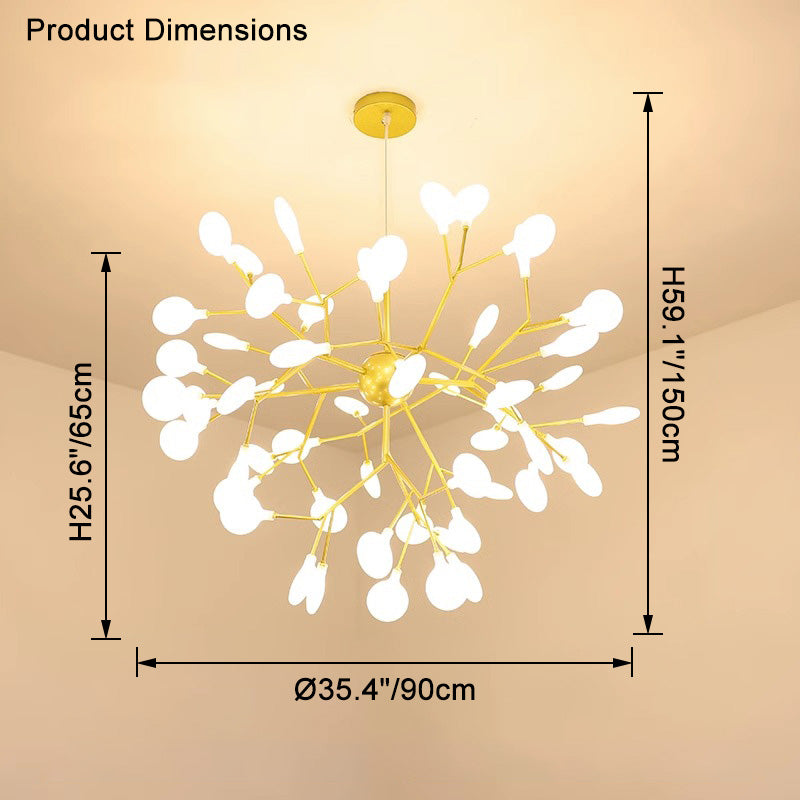 WOMO Lustre Branche Led Moderne-WM2113