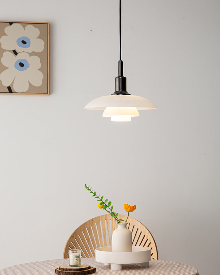 WOMO Suspension Opaline Verre Design-WM2116