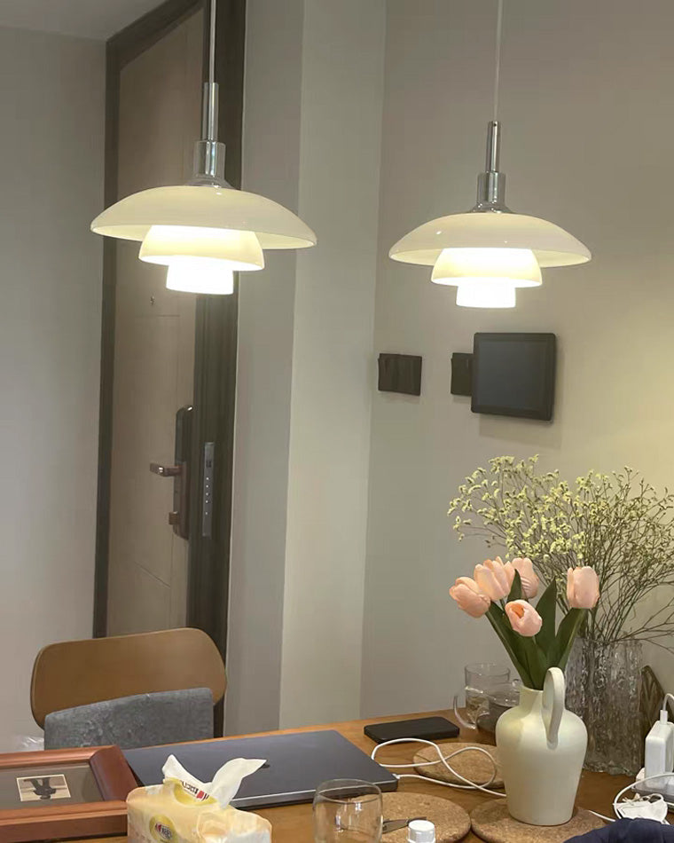 WOMO Suspension Opaline Verre Design-WM2116