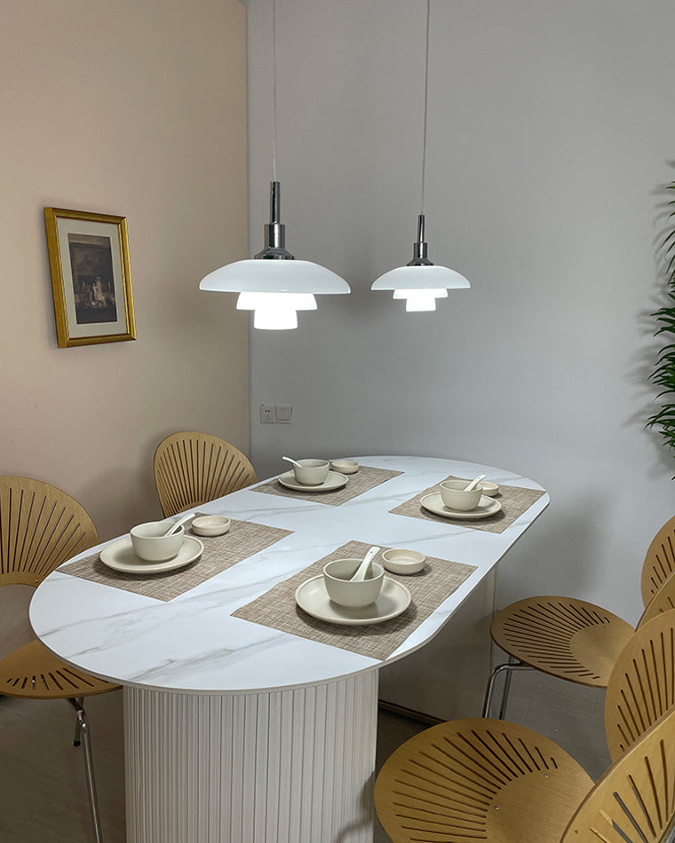 WOMO Suspension Opaline Verre Design-WM2116