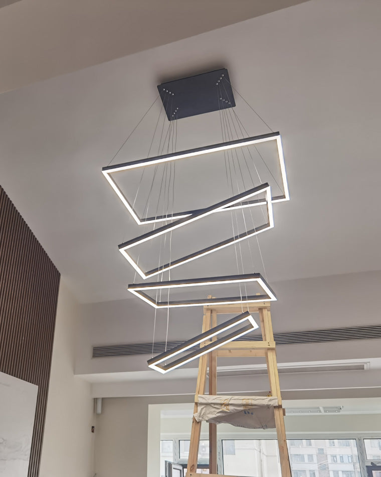 WOMO Lustre Rectangulaire Led Luxe-WM2120