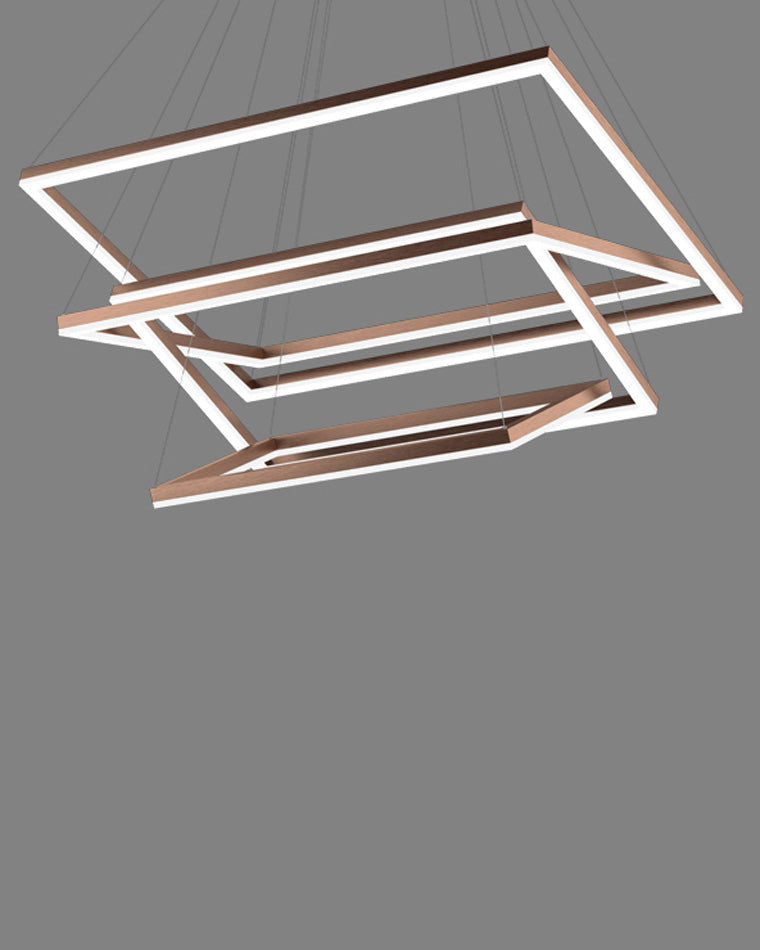 WOMO Lustre Rectangulaire Led Luxe-WM2120