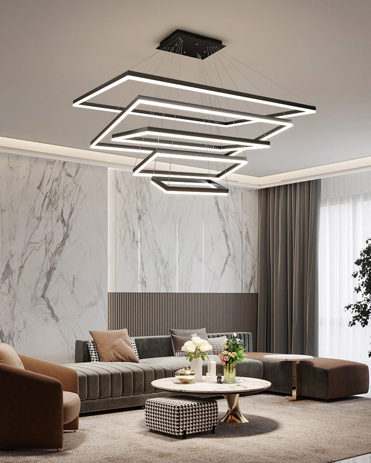 WOMO Lustre Rectangulaire Led Luxe-WM2120