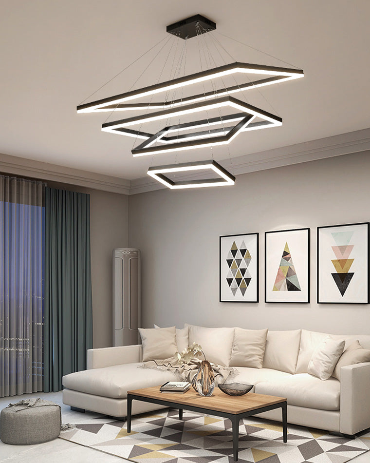 WOMO Lustre Rectangulaire Led Luxe-WM2120