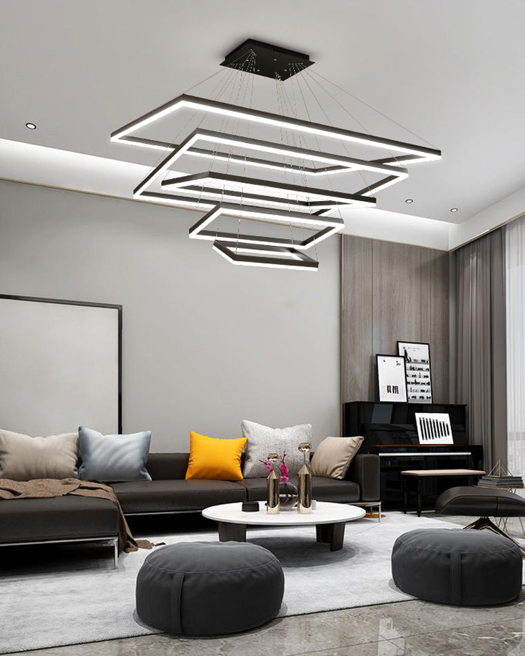 WOMO Lustre Rectangulaire Led Luxe-WM2120