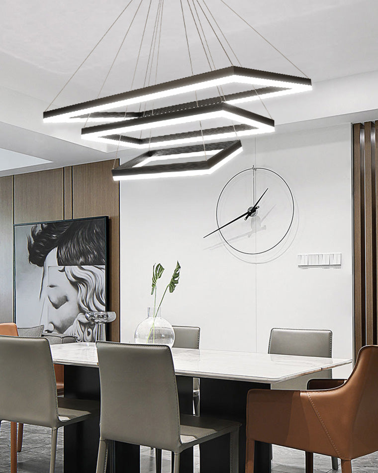 WOMO Lustre Rectangulaire Led Luxe-WM2120