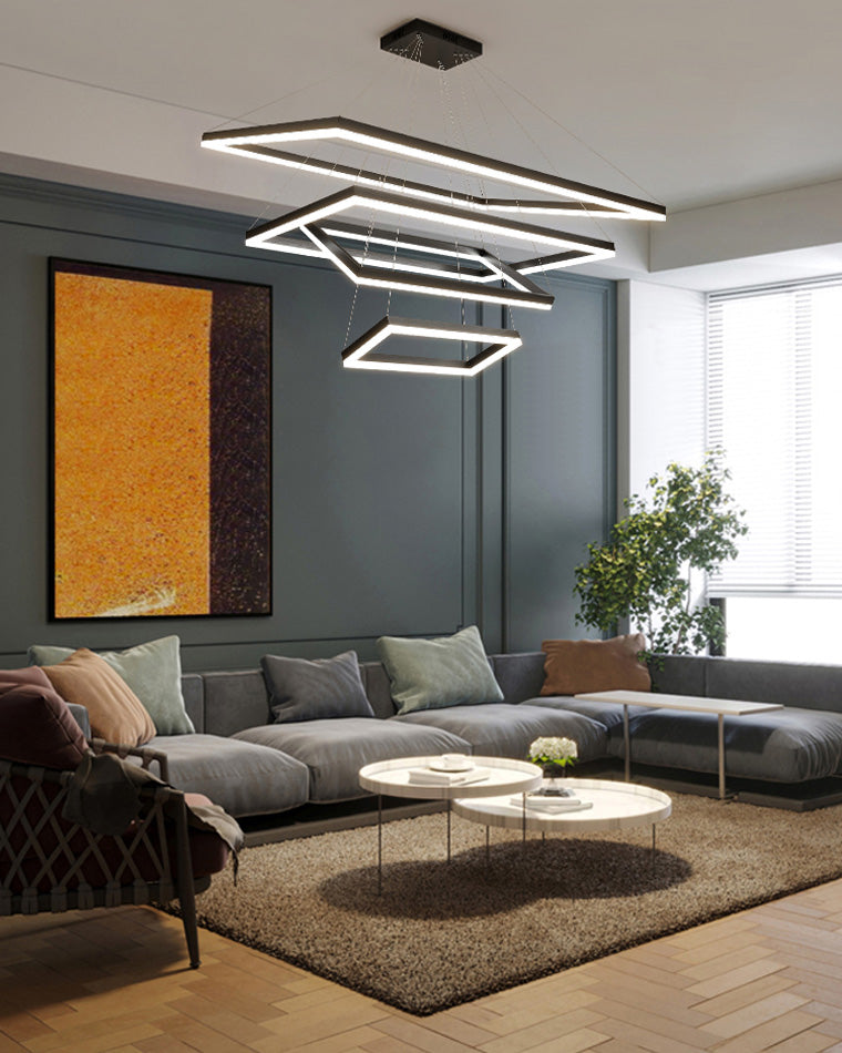 WOMO Lustre Rectangulaire Led Luxe-WM2120