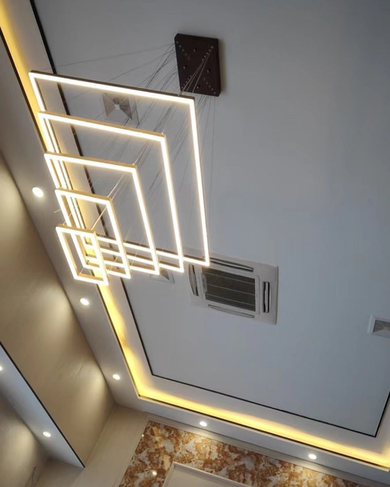 WOMO Lustre Rectangulaire Led Luxe-WM2120