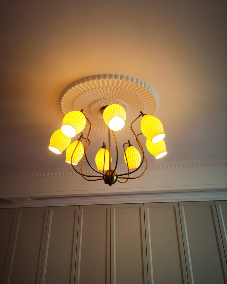 WOMO Lustre Multiple Abat Jour Céramique-WM2121