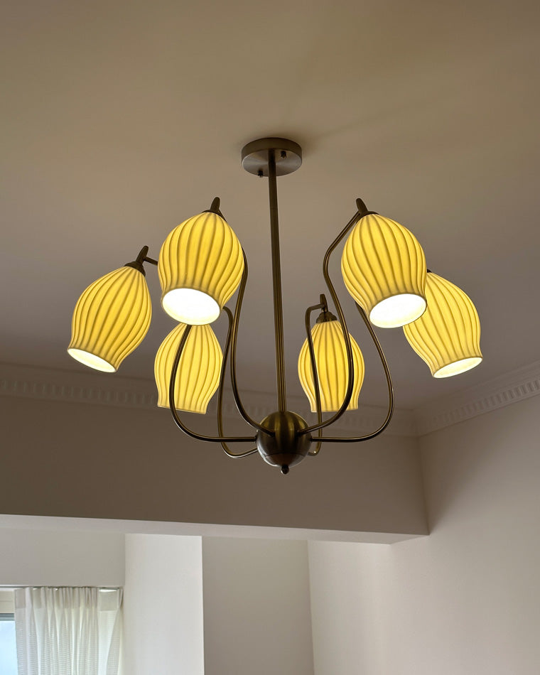 WOMO Lustre Multiple Abat Jour Céramique-WM2121
