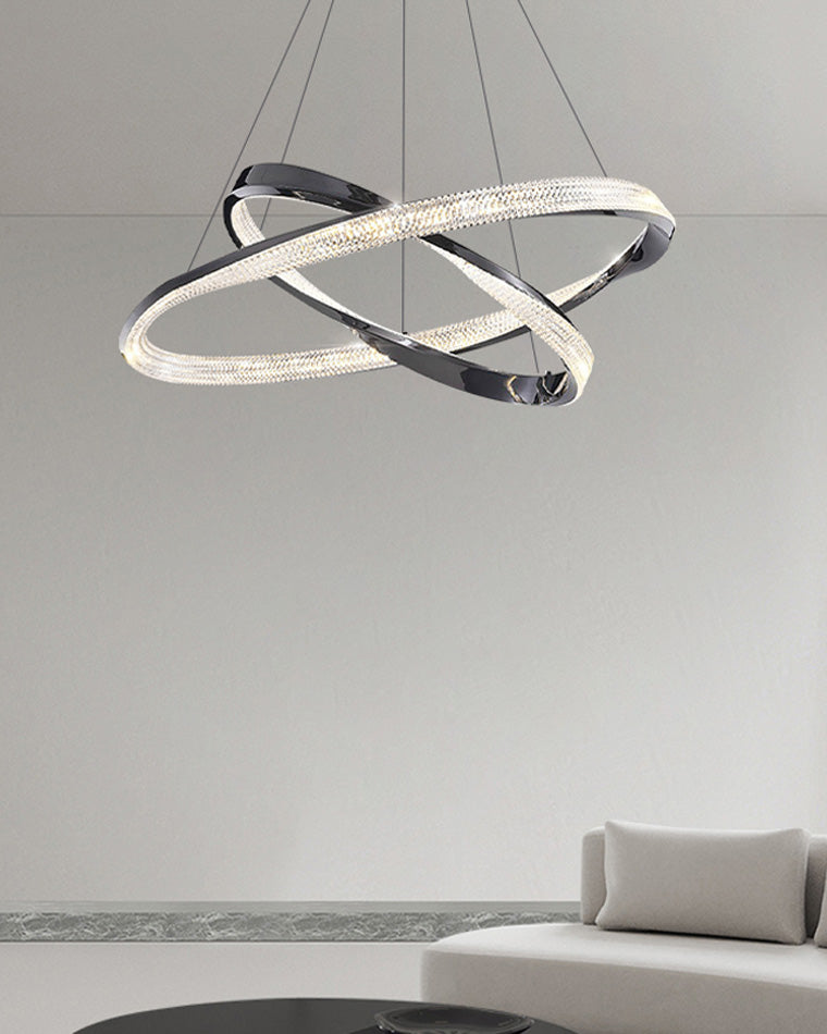 WOMO Lustre Cercle Led en Verre-WM2128