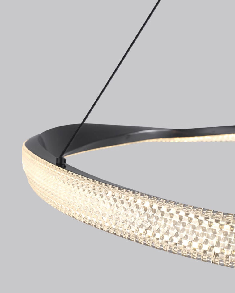 WOMO Lustre Cercle Led en Verre-WM2128