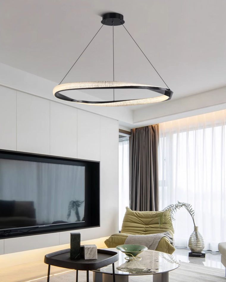 WOMO Lustre Cercle Led en Verre-WM2128