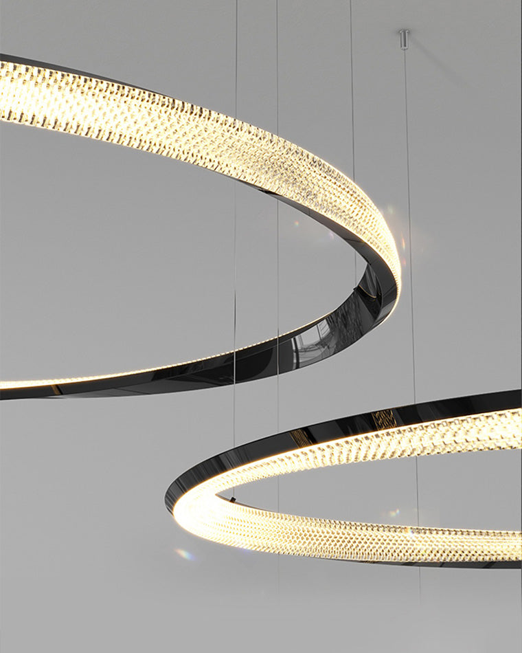 WOMO Lustre Cercle Led en Verre-WM2128