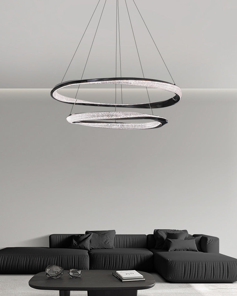 WOMO Lustre Cercle Led en Verre-WM2128