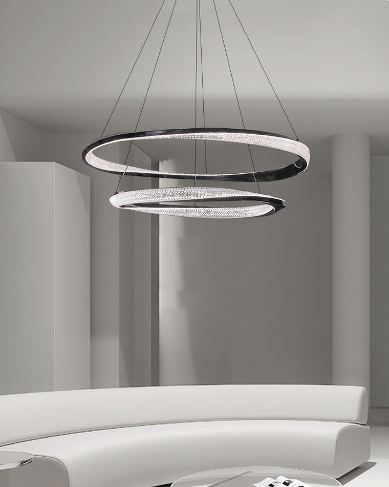 WOMO Lustre Cercle Led en Verre-WM2128