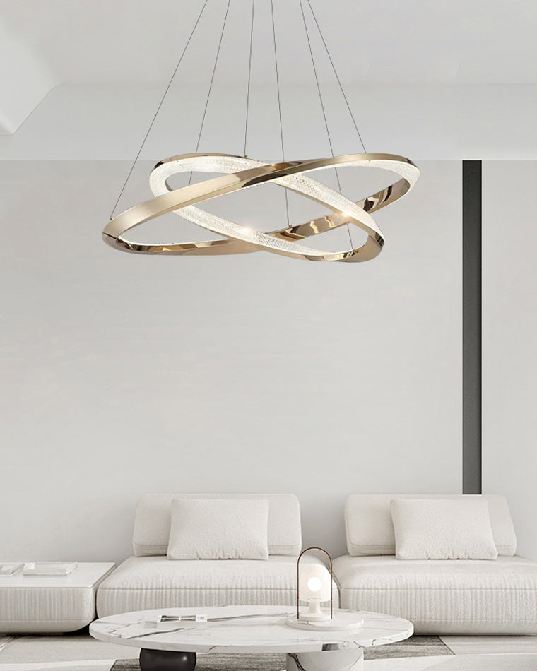 WOMO Lustre Cercle Led en Verre-WM2128