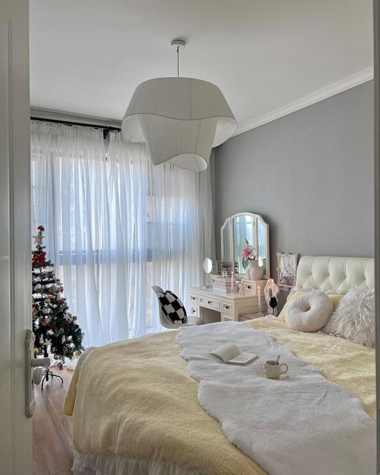 WOMO Suspension Tissu pour Chambre Japandi-WM2130