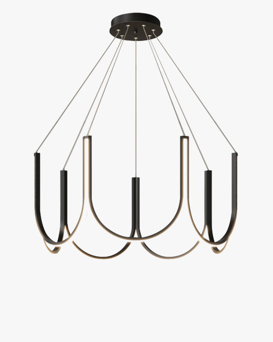 Lustre rond en forme de U minimal WOMO-WM2143
