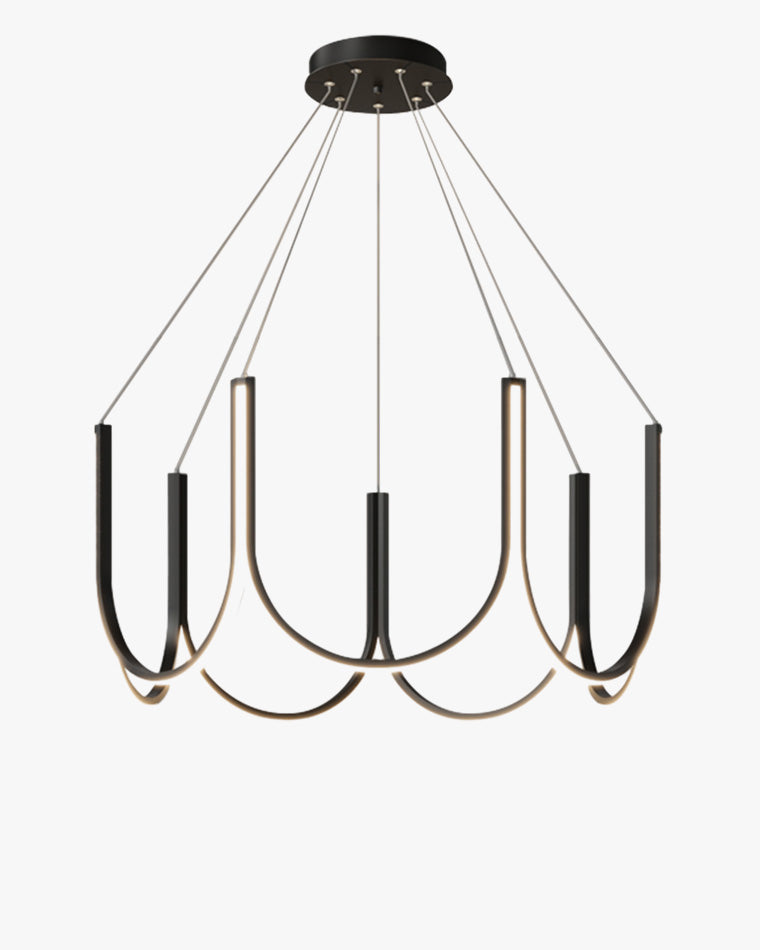Lustre rond en forme de U minimal WOMO-WM2143