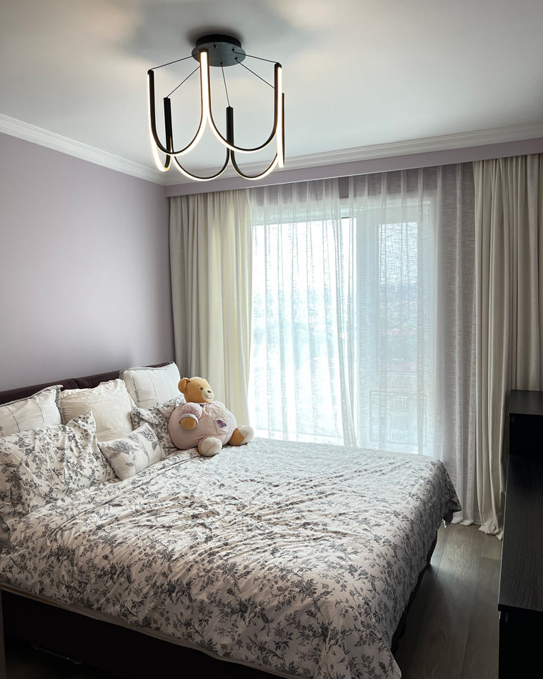 Lustre rond en forme de U minimal WOMO-WM2143