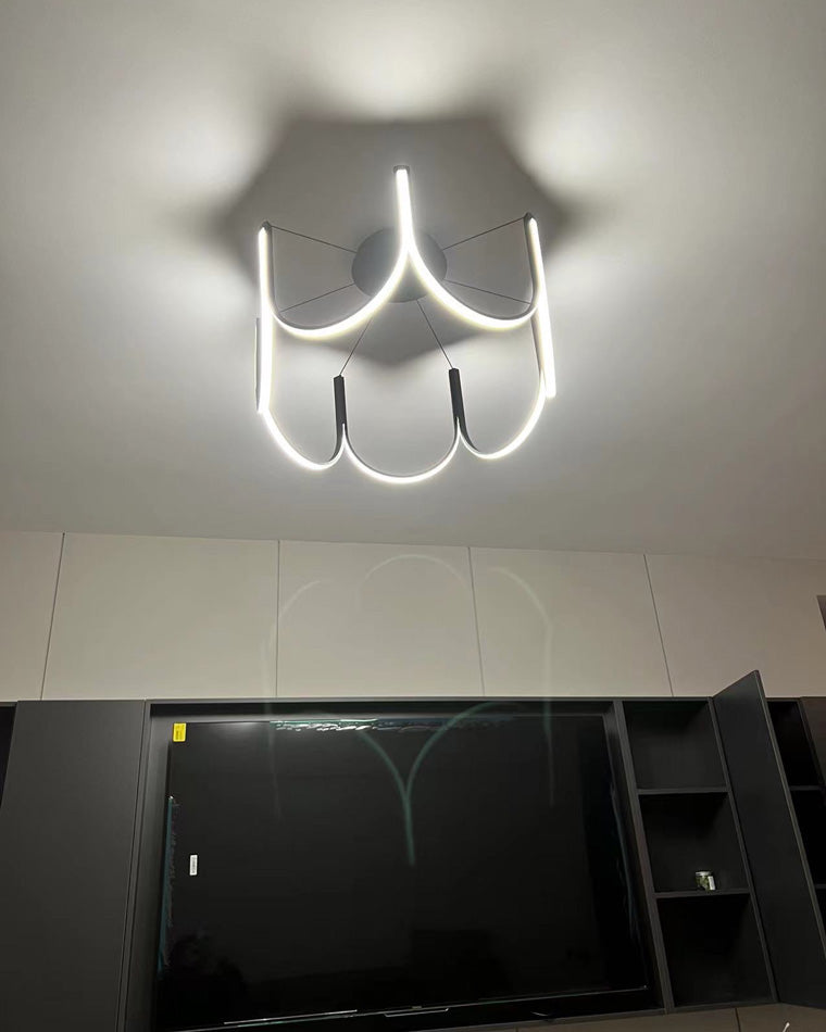 Lustre rond en forme de U minimal WOMO-WM2143