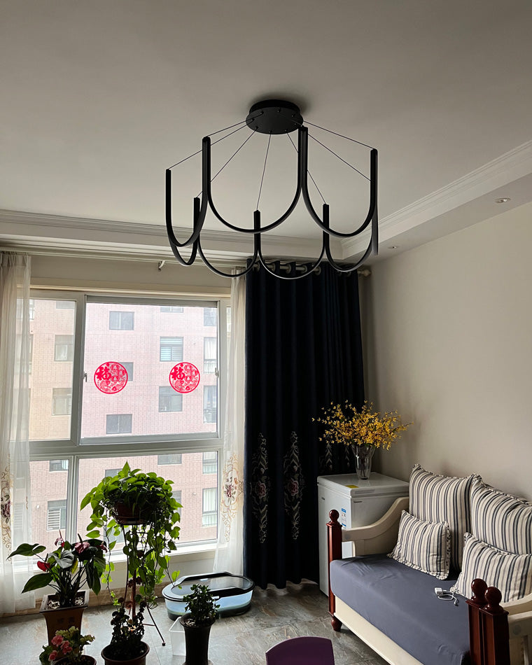 Lustre rond en forme de U minimal WOMO-WM2143