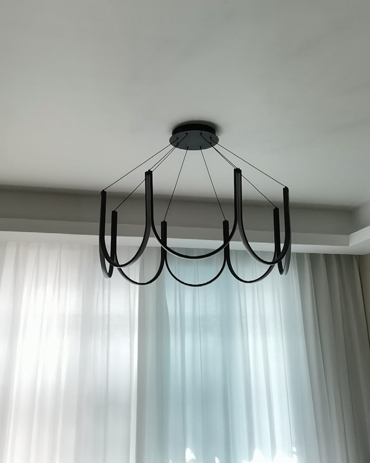 Lustre rond en forme de U minimal WOMO-WM2143