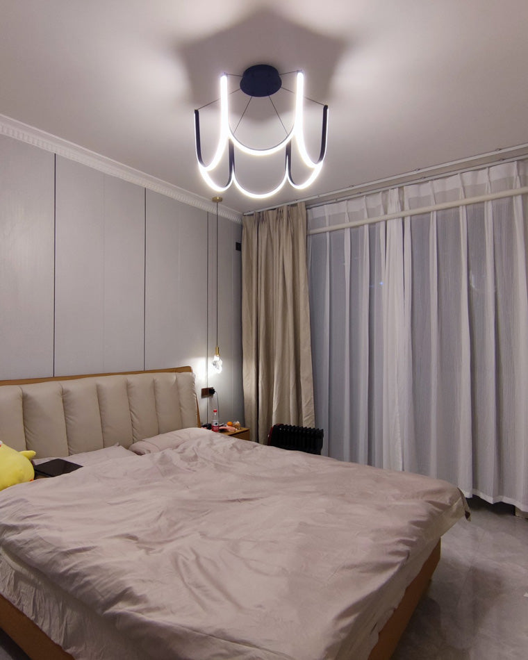Lustre rond en forme de U minimal WOMO-WM2143