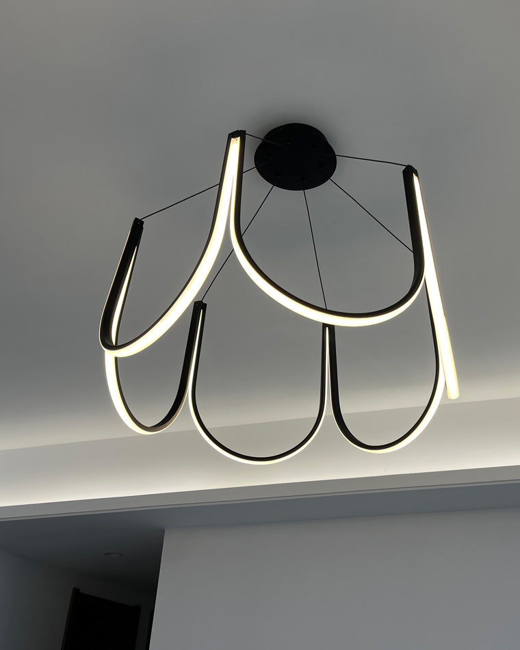 Lustre rond en forme de U minimal WOMO-WM2143