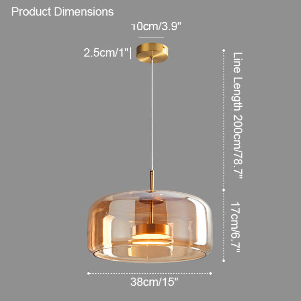 WOMO Suspension en Verre Soufflé Cuisine Moderne-WM2145