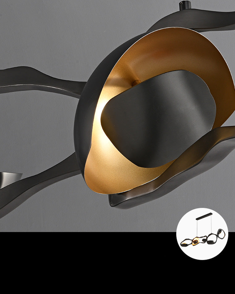 WOMO Lustre Chic Led Noir-WM2148