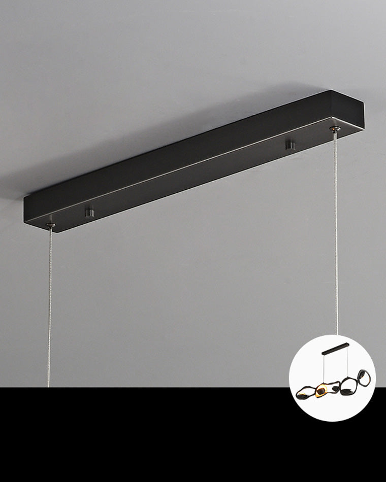 WOMO Lustre Chic Led Noir-WM2148