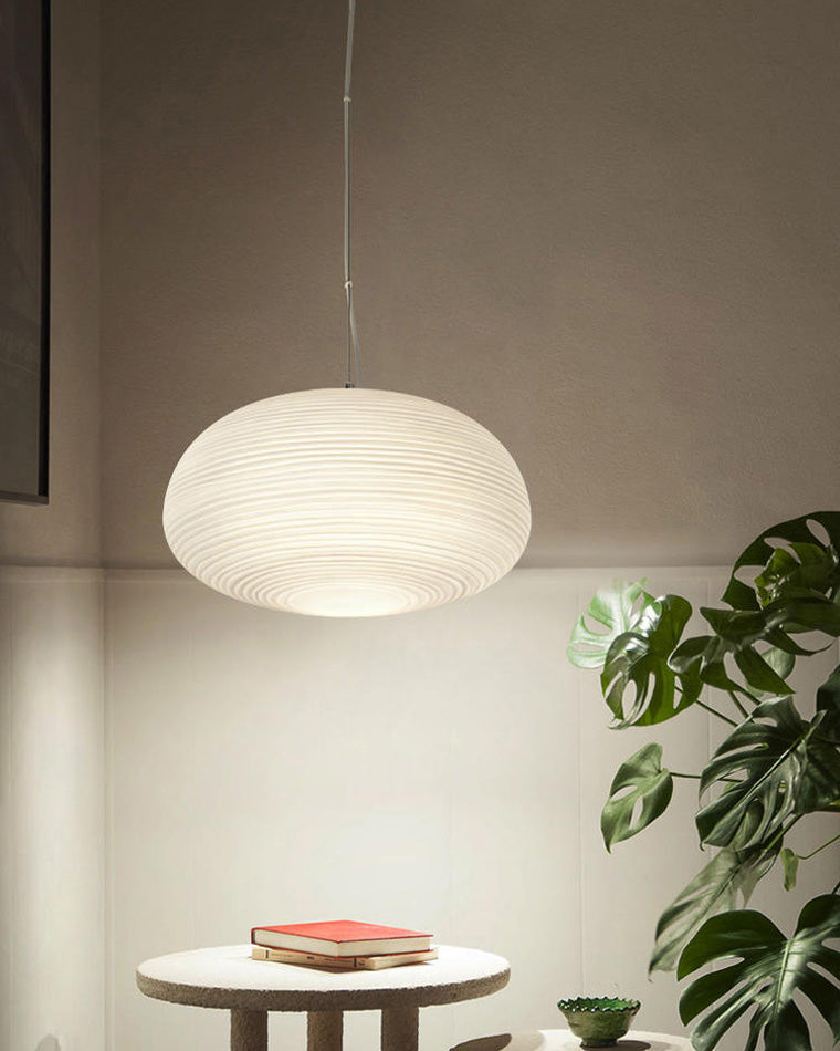 Lampe suspendue en verre soufflé WOMO Lantern-WM2151