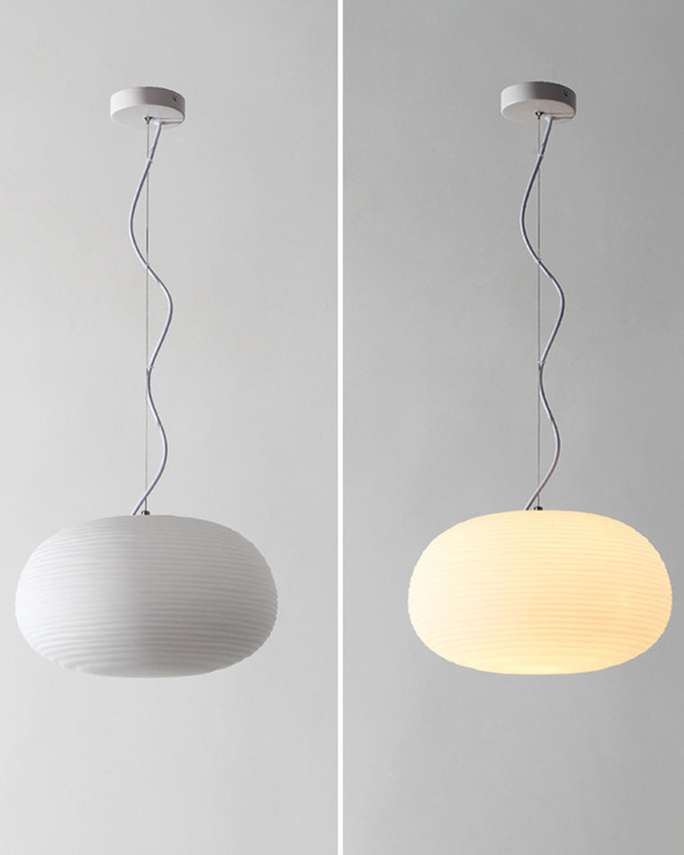 Lampe suspendue en verre soufflé WOMO Lantern-WM2151
