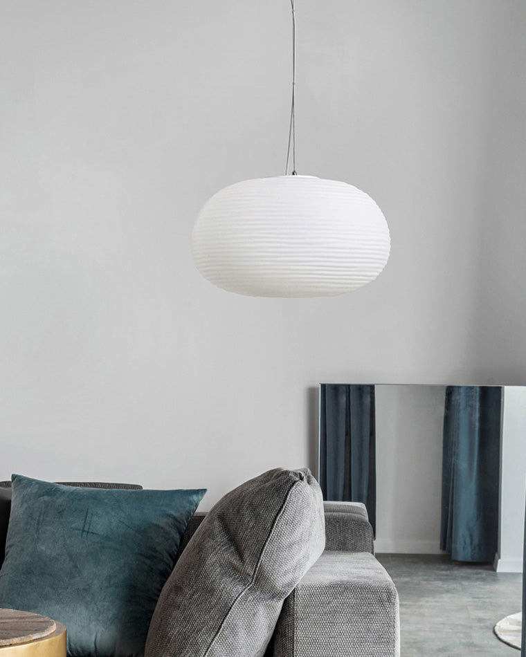 Lampe suspendue en verre soufflé WOMO Lantern-WM2151