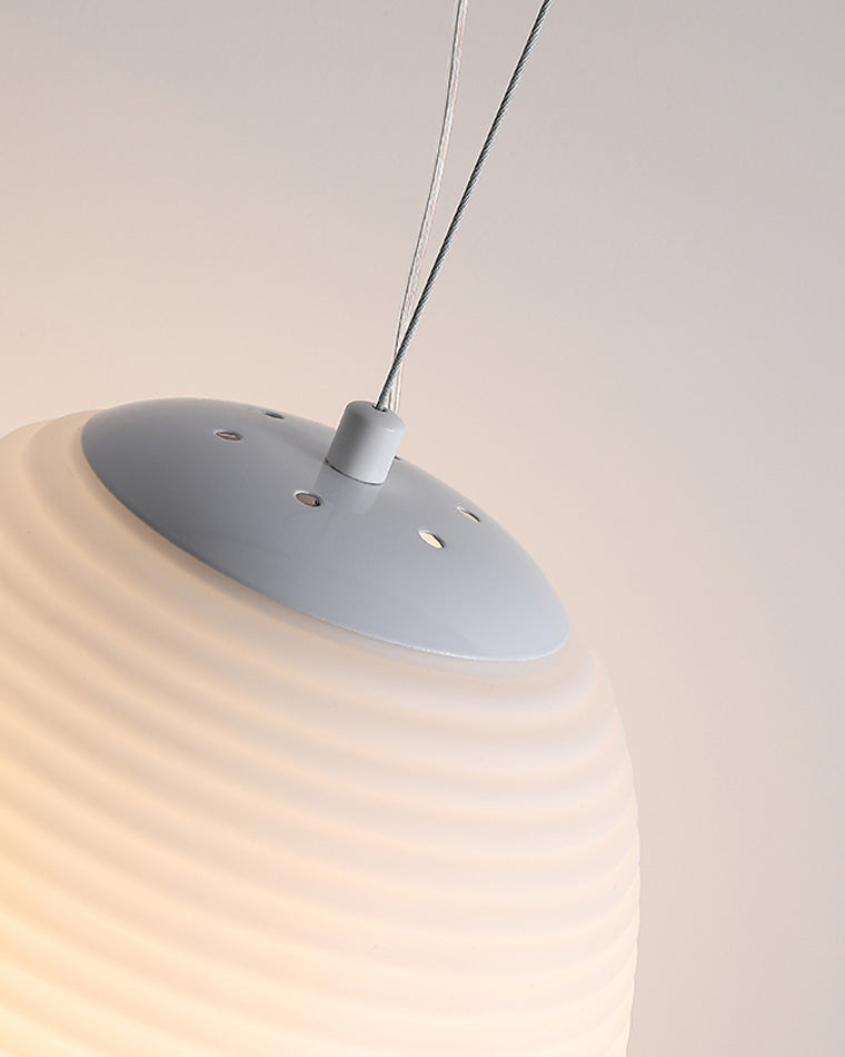 Lampe suspendue en verre soufflé WOMO Lantern-WM2151