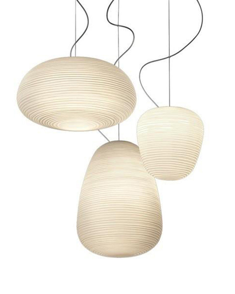 Lampe suspendue en verre soufflé WOMO Lantern-WM2151