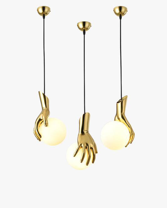 WOMO Main Tenant Globe Suspension en laiton-WM2152