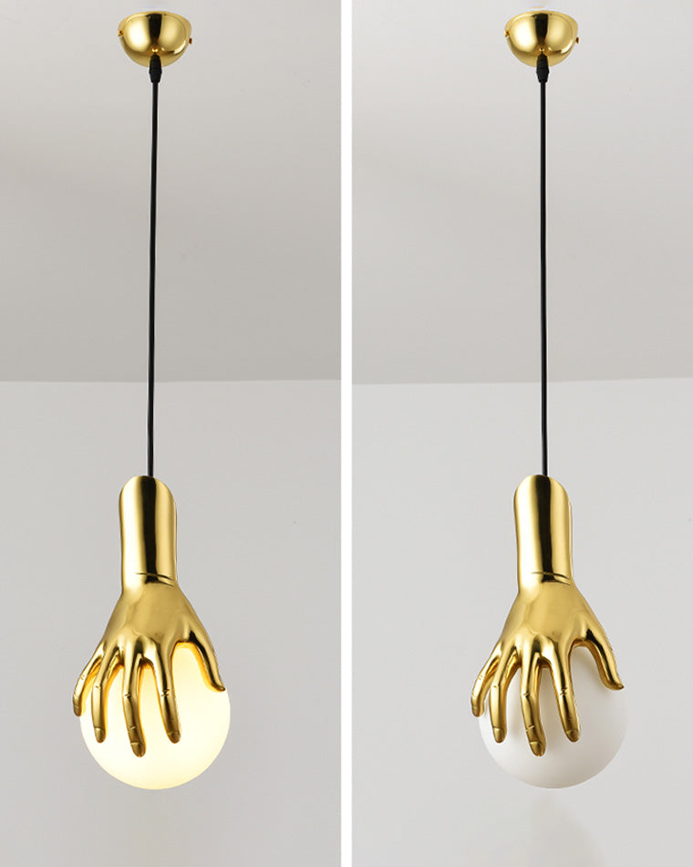 WOMO Main Tenant Globe Suspension en laiton-WM2152
