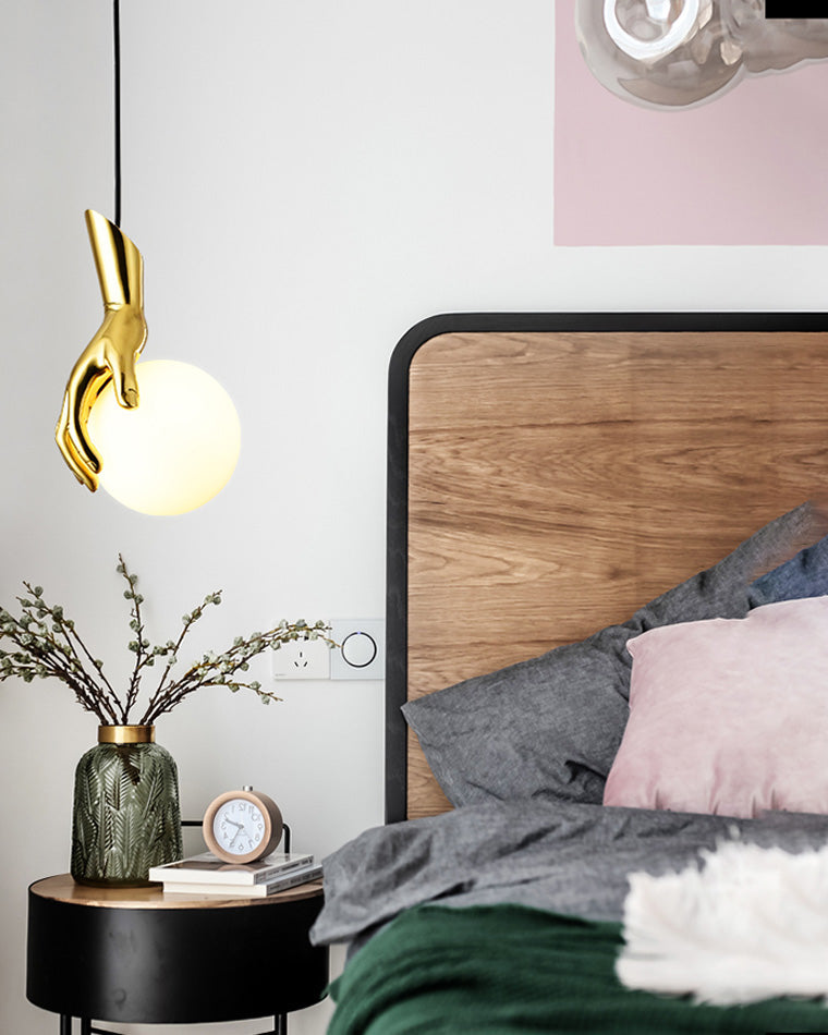 WOMO Main Tenant Globe Suspension en laiton-WM2152