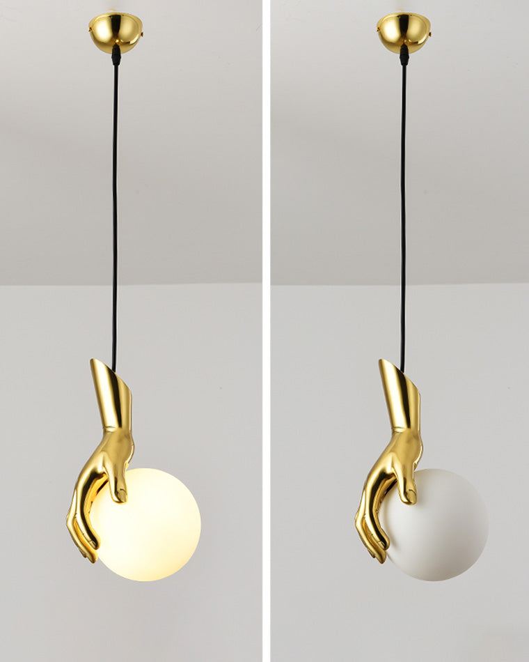 WOMO Main Tenant Globe Suspension en laiton-WM2152