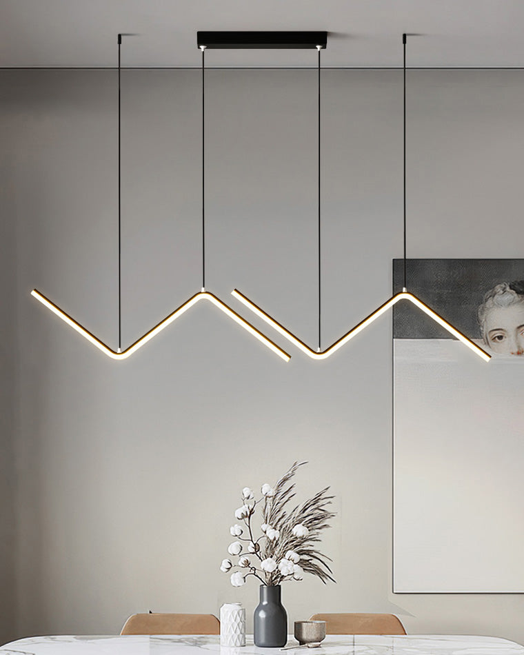 WOMO ZigZag LED Suspension de cuisine-WM2154