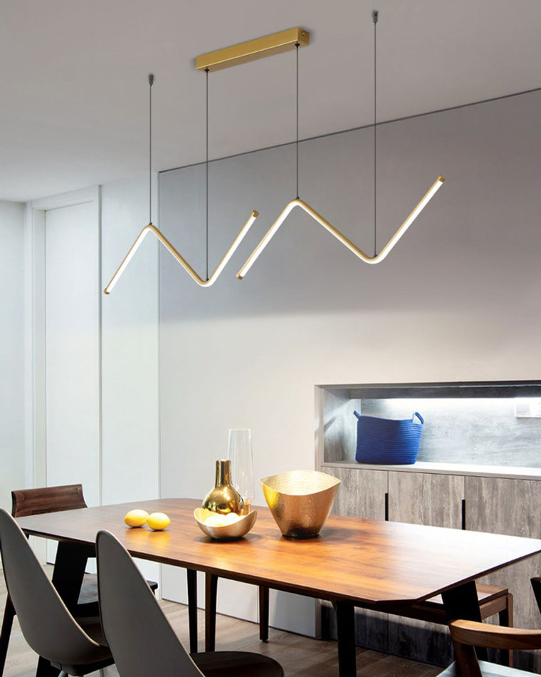 WOMO ZigZag LED Suspension de cuisine-WM2154